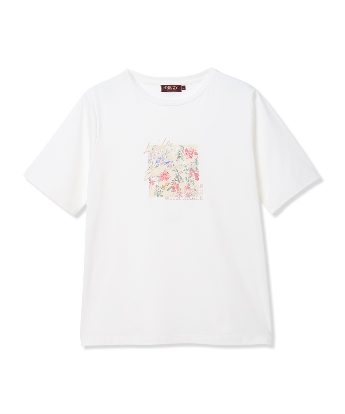 DECOY 【ひやさらコットン】フラワープリントTシャツ【綿100％・接触冷感・UVカット】_sub_18
