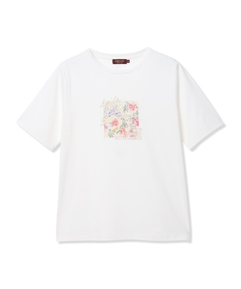 DECOY 【ひやさらコットン】フラワープリントTシャツ【綿100％・接触冷感・UVカット】_subthumb_18
