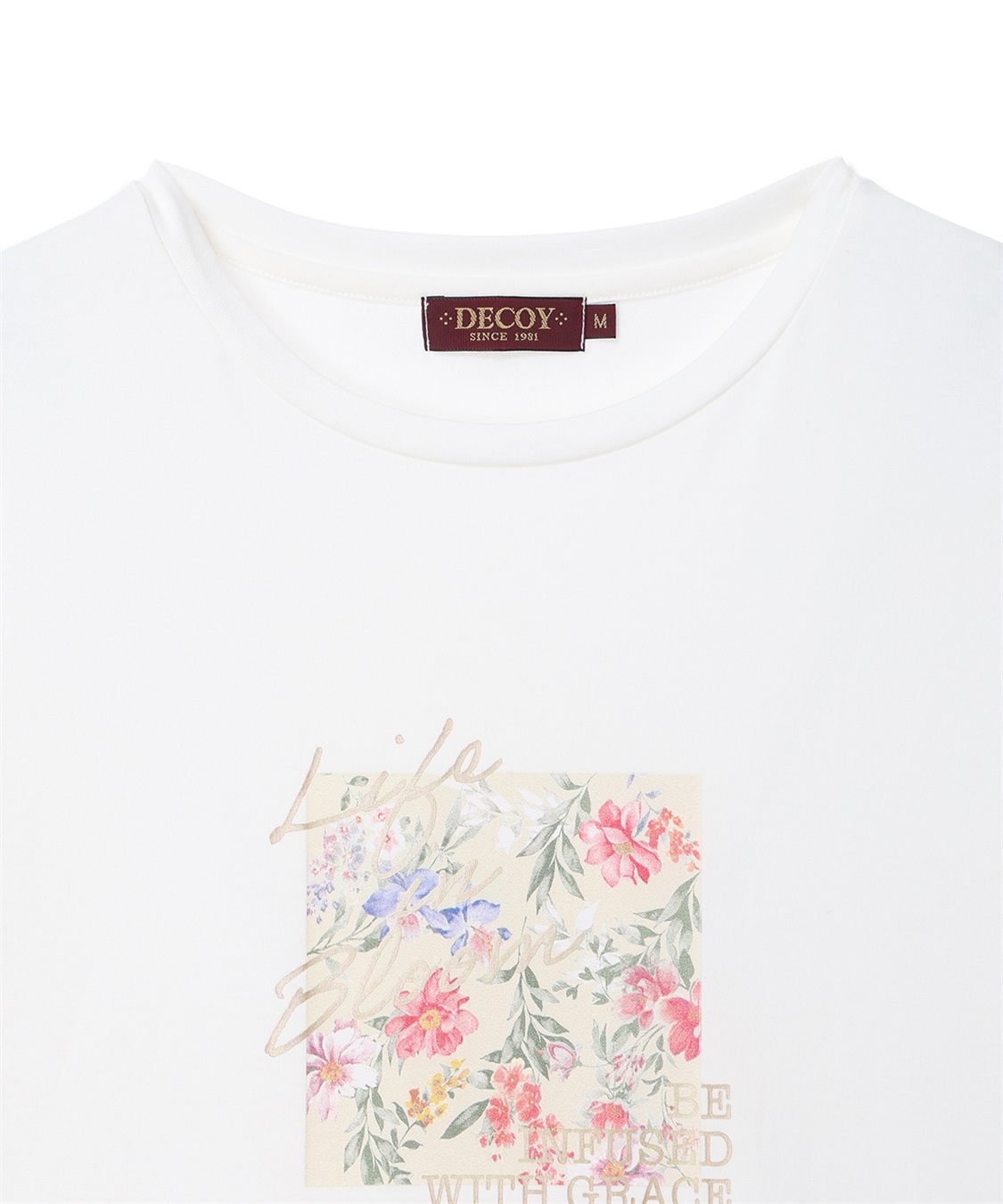 DECOY 【ひやさらコットン】フラワープリントTシャツ【綿100％・接触冷感・UVカット】_sub_20
