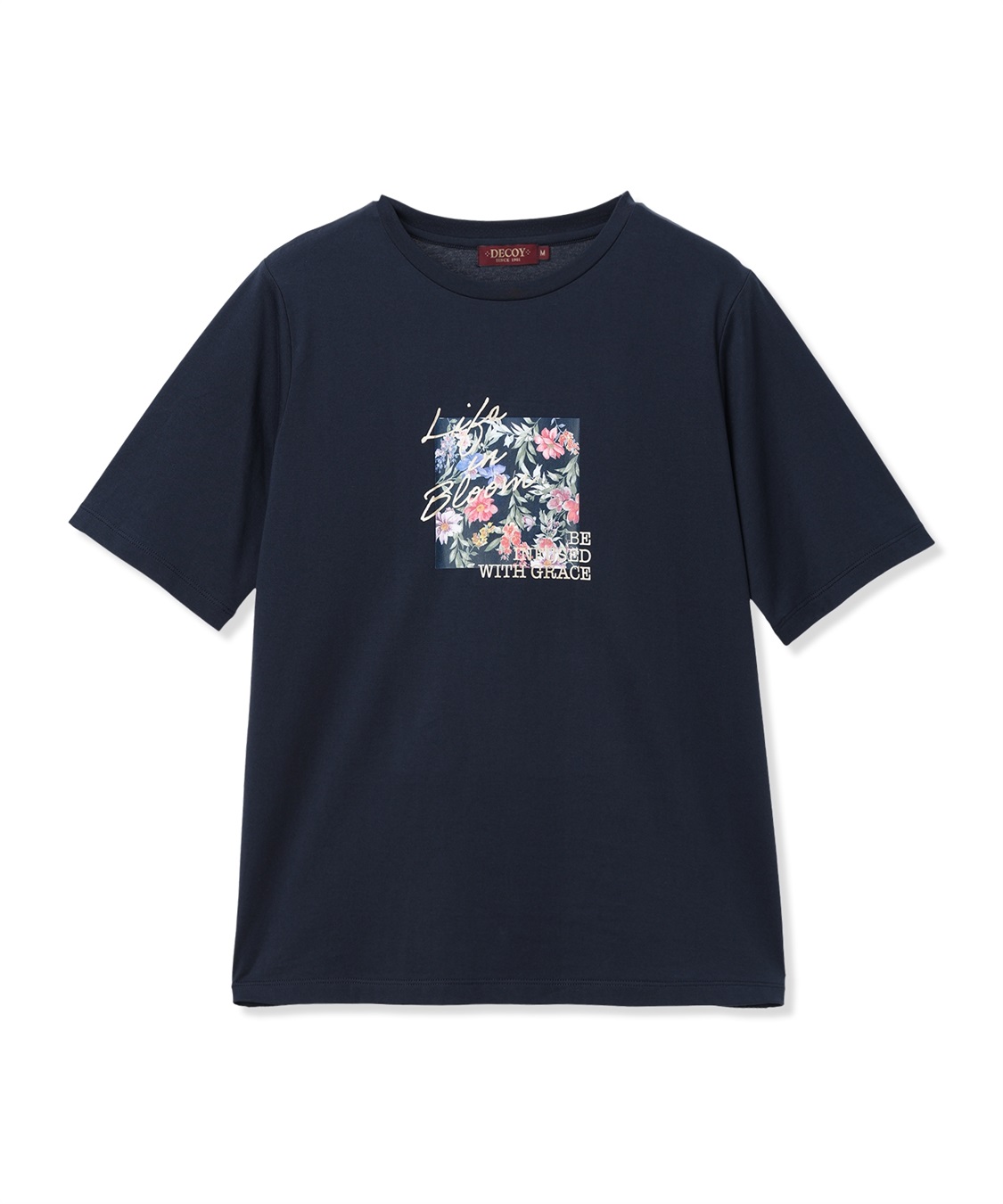 DECOY 【ひやさらコットン】フラワープリントTシャツ【綿100％・接触冷感・UVカット】_sub_28