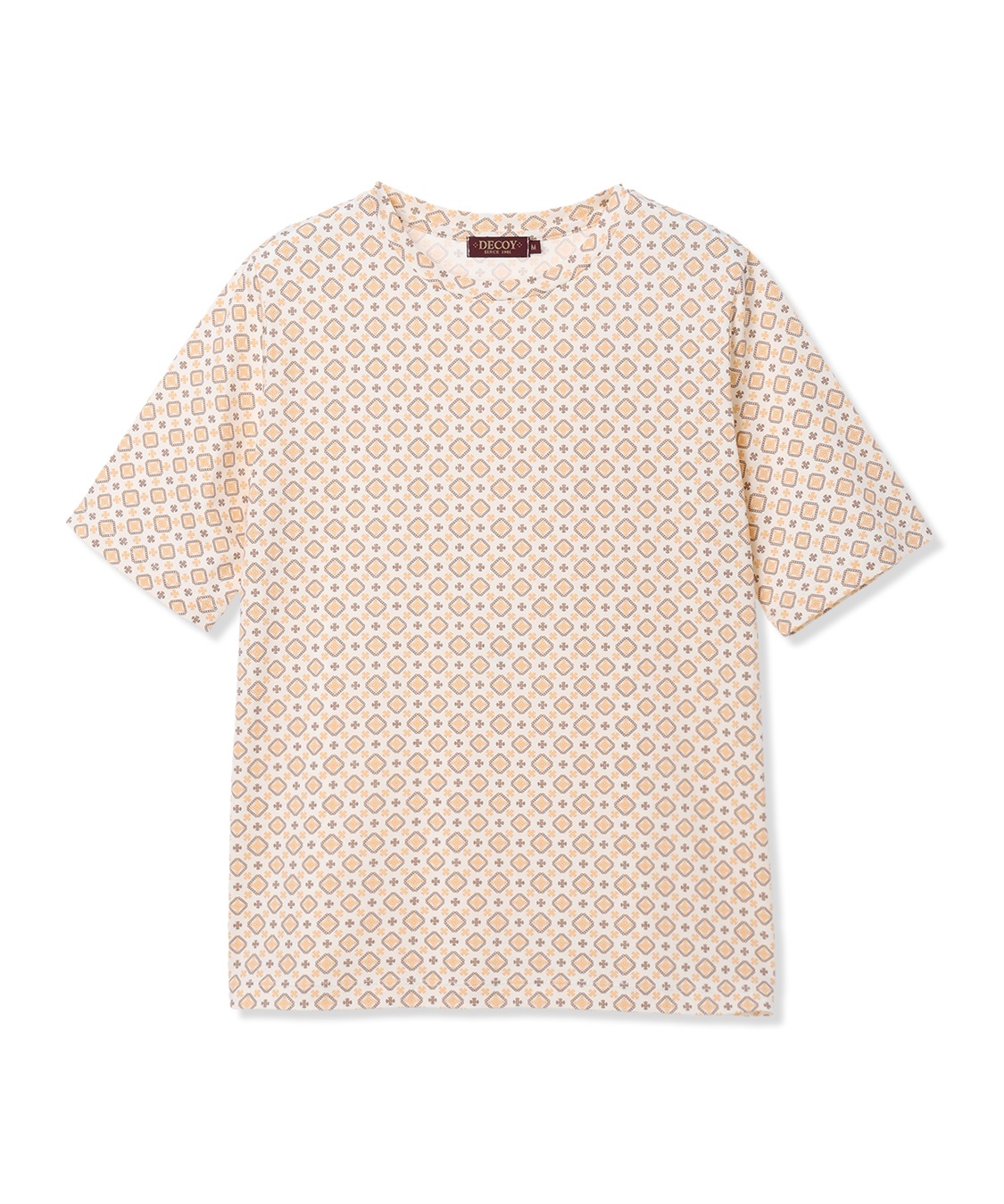 DECOY 【ひやさらコットン】小紋柄プリントTシャツ【綿100％・接触冷感・UVカット】_sub_16