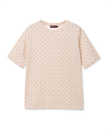 DECOY 【ひやさらコットン】小紋柄プリントTシャツ【綿100％・接触冷感・UVカット】_subthumb_16