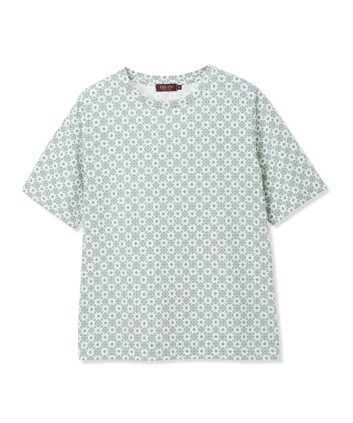 DECOY 【ひやさらコットン】小紋柄プリントTシャツ【綿100％・接触冷感・UVカット】_sub_24