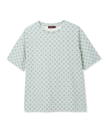 DECOY 【ひやさらコットン】小紋柄プリントTシャツ【綿100％・接触冷感・UVカット】_subthumb_24
