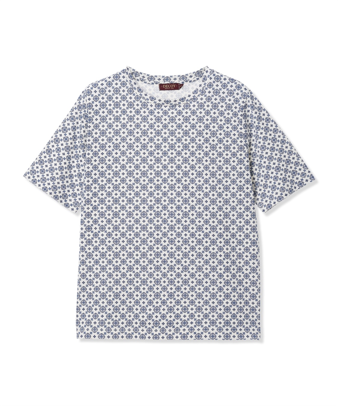 DECOY 【ひやさらコットン】小紋柄プリントTシャツ【綿100％・接触冷感・UVカット】_sub_25
