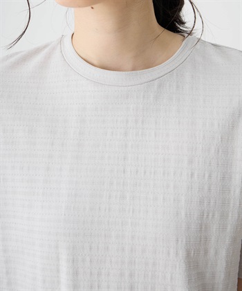 DECOY 【ひやさらコットン】ジャガードチュニックTシャツ【綿100％・接触冷感・UVカット】_subthumb_11