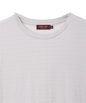 DECOY 【ひやさらコットン】ジャガードチュニックTシャツ【綿100％・接触冷感・UVカット】_subthumb_17