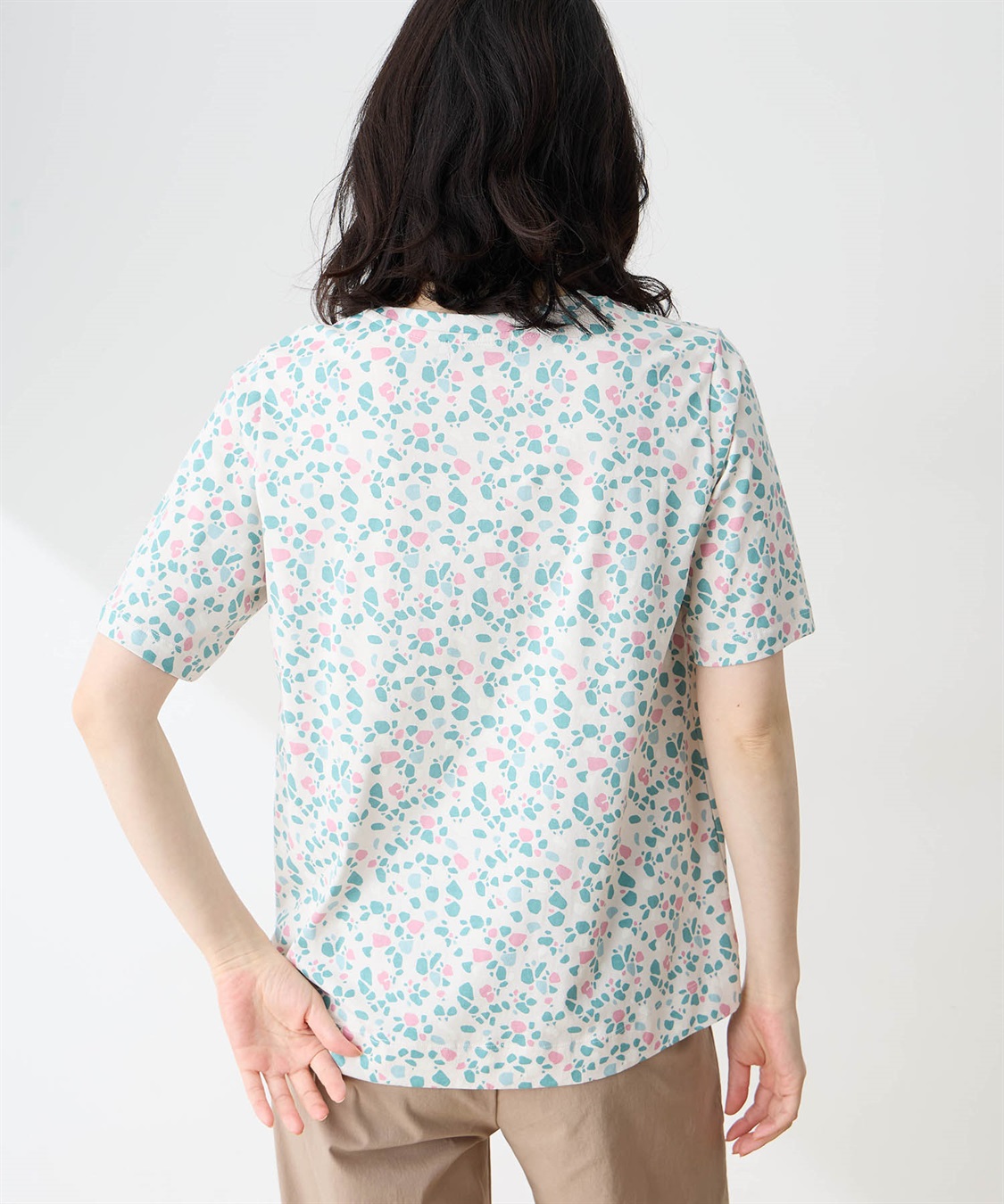 DECOY 【ひやさらコットン in Blooomコラボ】総柄プリントTシャツ【綿100％・接触冷感・UVカット】_sub_4