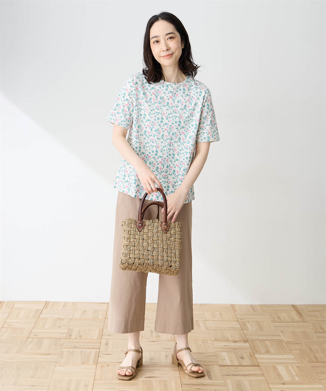 DECOY 【ひやさらコットン in Blooomコラボ】総柄プリントTシャツ【綿100％・接触冷感・UVカット】_sub_9