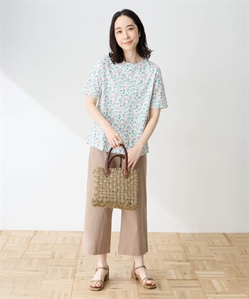 DECOY 【ひやさらコットン in Blooomコラボ】総柄プリントTシャツ【綿100％・接触冷感・UVカット】_subthumb_9