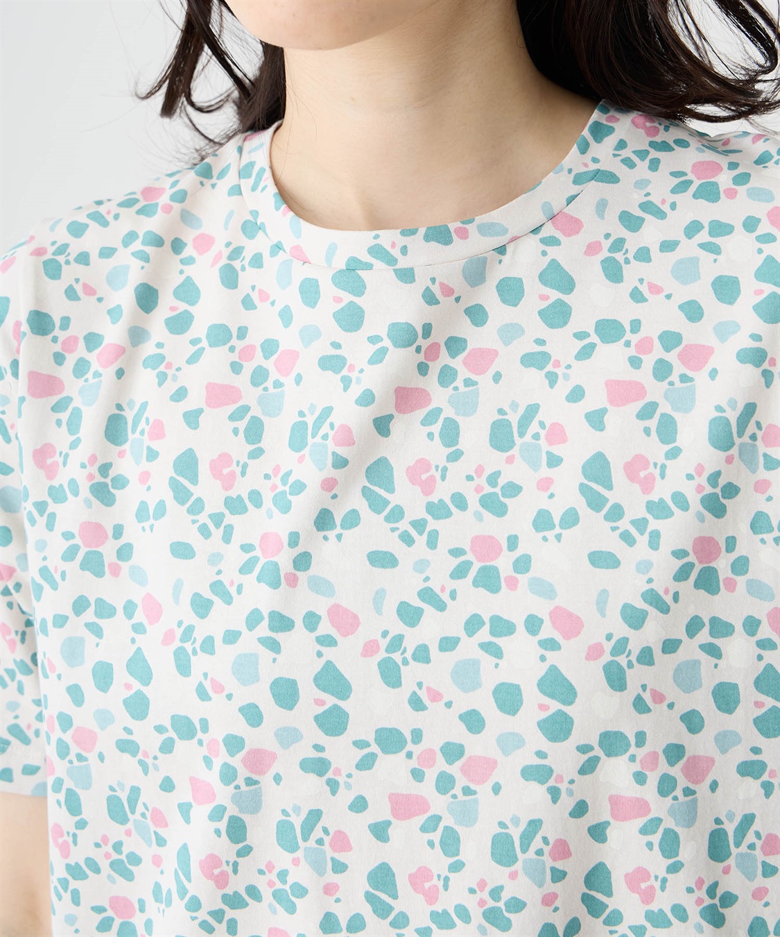 DECOY 【ひやさらコットン in Blooomコラボ】総柄プリントTシャツ【綿100％・接触冷感・UVカット】_sub_11