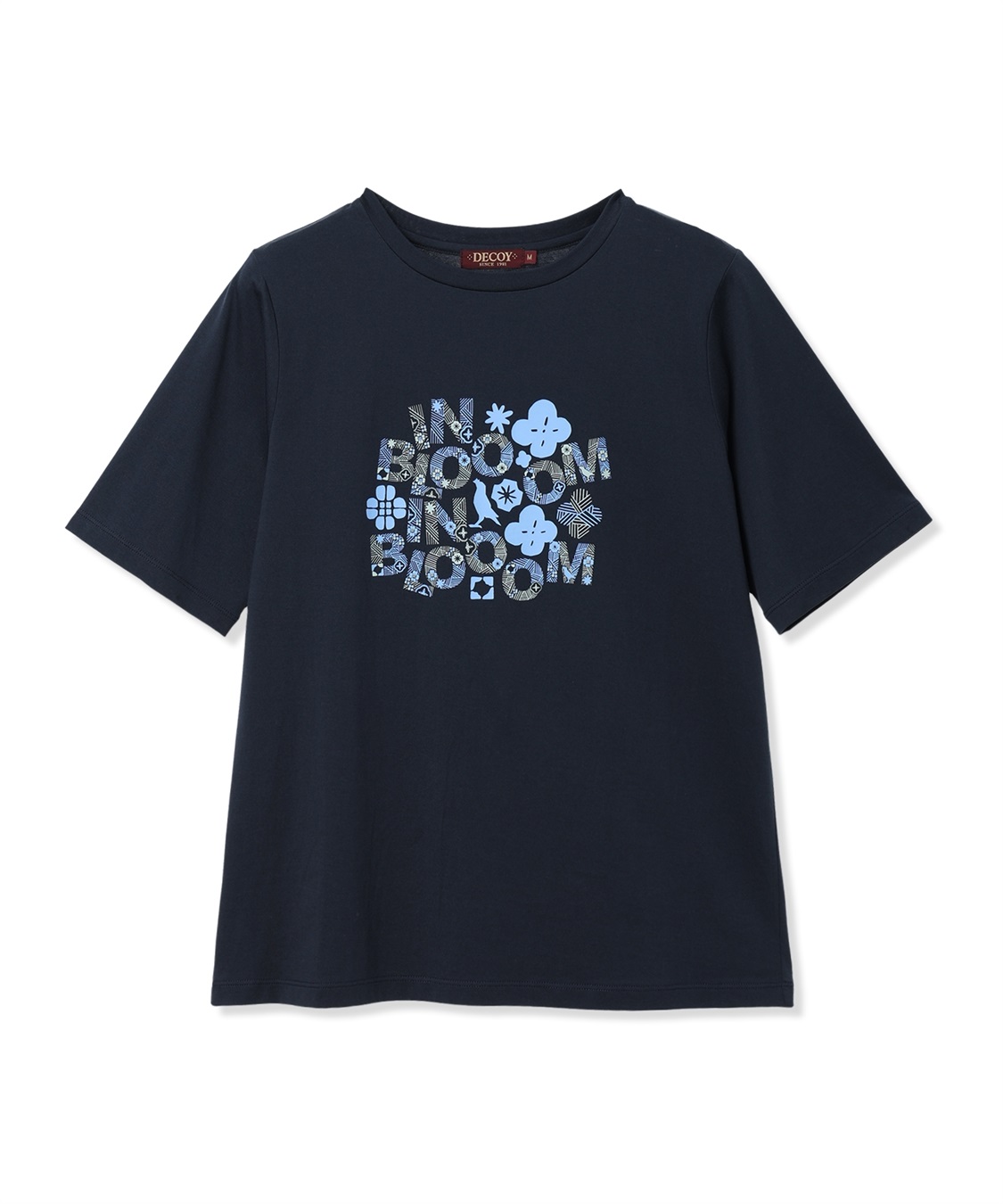 DECOY 【ひやさらコットン in Blooomコラボ】フラワーロゴプリントTシャツ【綿100％・接触冷感・UVカット】_sub_22