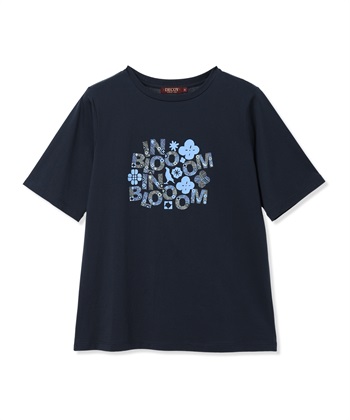 DECOY 【ひやさらコットン in Blooomコラボ】フラワーロゴプリントTシャツ【綿100％・接触冷感・UVカット】_subthumb_22