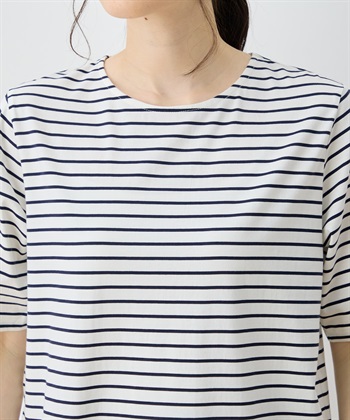 DECOY 【ひやさらコットン トムさんコラボ】コイくんプリントボーダーTシャツ【綿100％・接触冷感・UVカット】_subthumb_13