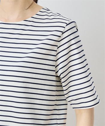 DECOY 【ひやさらコットン トムさんコラボ】コイくんプリントボーダーTシャツ【綿100％・接触冷感・UVカット】_subthumb_15
