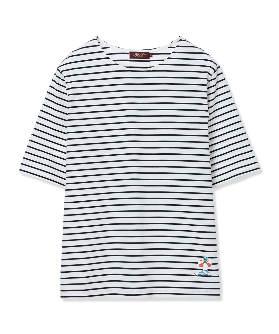 DECOY 【ひやさらコットン トムさんコラボ】コイくんプリントボーダーTシャツ【綿100％・接触冷感・UVカット】_sub_18