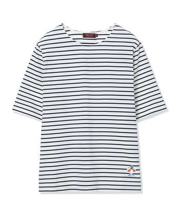 DECOY 【ひやさらコットン トムさんコラボ】コイくんプリントボーダーTシャツ【綿100％・接触冷感・UVカット】_subthumb_18