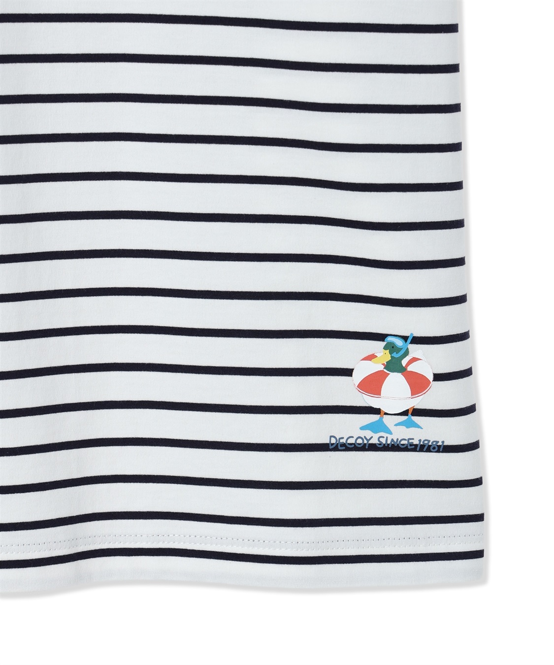 DECOY 【ひやさらコットン トムさんコラボ】コイくんプリントボーダーTシャツ【綿100％・接触冷感・UVカット】_sub_22