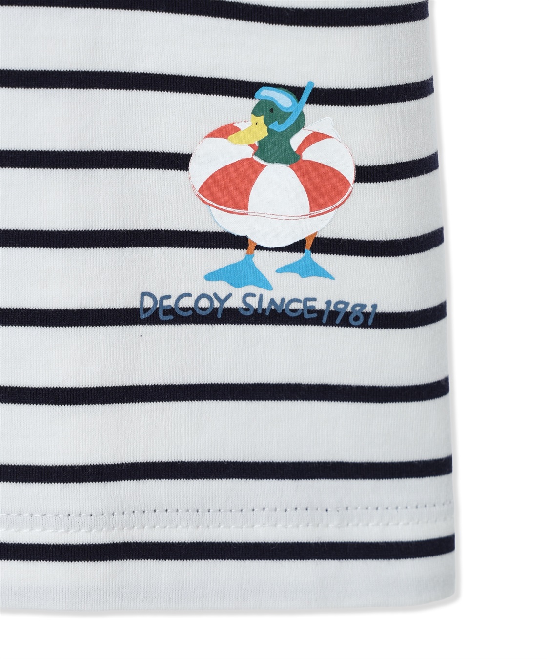DECOY 【ひやさらコットン トムさんコラボ】コイくんプリントボーダーTシャツ【綿100％・接触冷感・UVカット】_sub_23