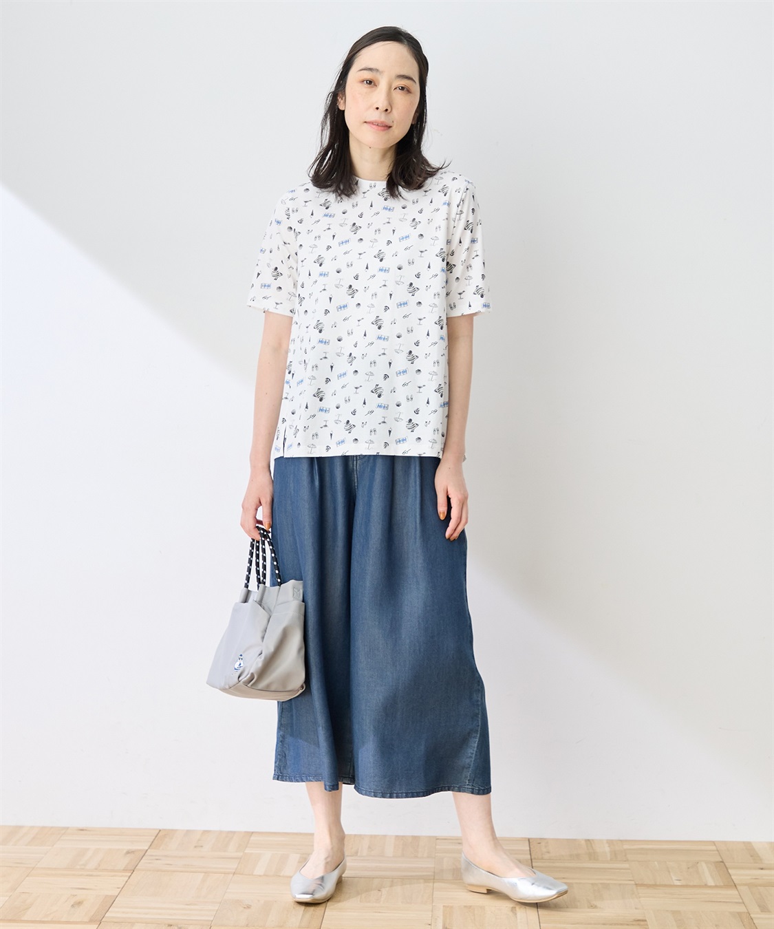DECOY 【ひやさらコットン トムさんコラボ】コイくん総柄プリントTシャツ【綿100％・接触冷感・UVカット】_sub_5