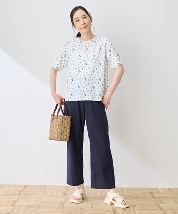 DECOY 【ひやさらコットン トムさんコラボ】コイくん総柄プリントTシャツ【綿100％・接触冷感・UVカット】_subthumb_6