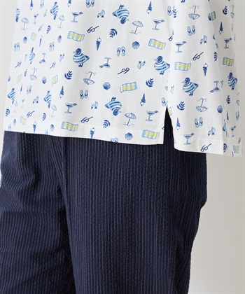 DECOY 【ひやさらコットン トムさんコラボ】コイくん総柄プリントTシャツ【綿100％・接触冷感・UVカット】_subthumb_10