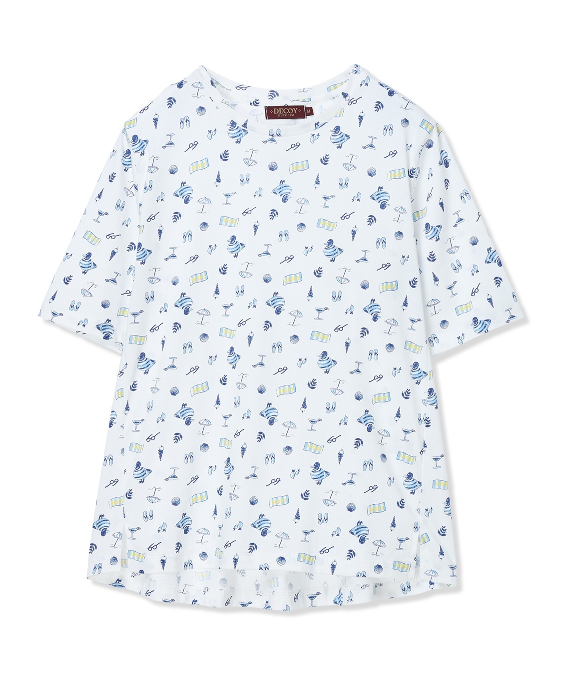 DECOY 【ひやさらコットン トムさんコラボ】コイくん総柄プリントTシャツ【綿100％・接触冷感・UVカット】_sub_11