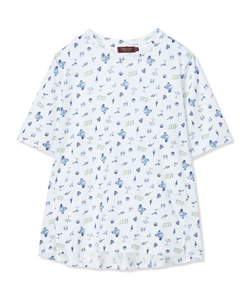DECOY 【ひやさらコットン トムさんコラボ】コイくん総柄プリントTシャツ【綿100％・接触冷感・UVカット】_subthumb_11