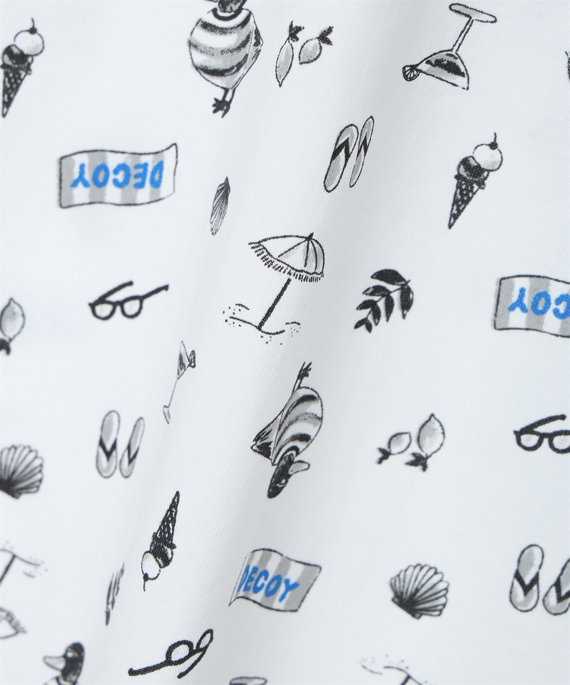 DECOY 【ひやさらコットン トムさんコラボ】コイくん総柄プリントTシャツ【綿100％・接触冷感・UVカット】_sub_17