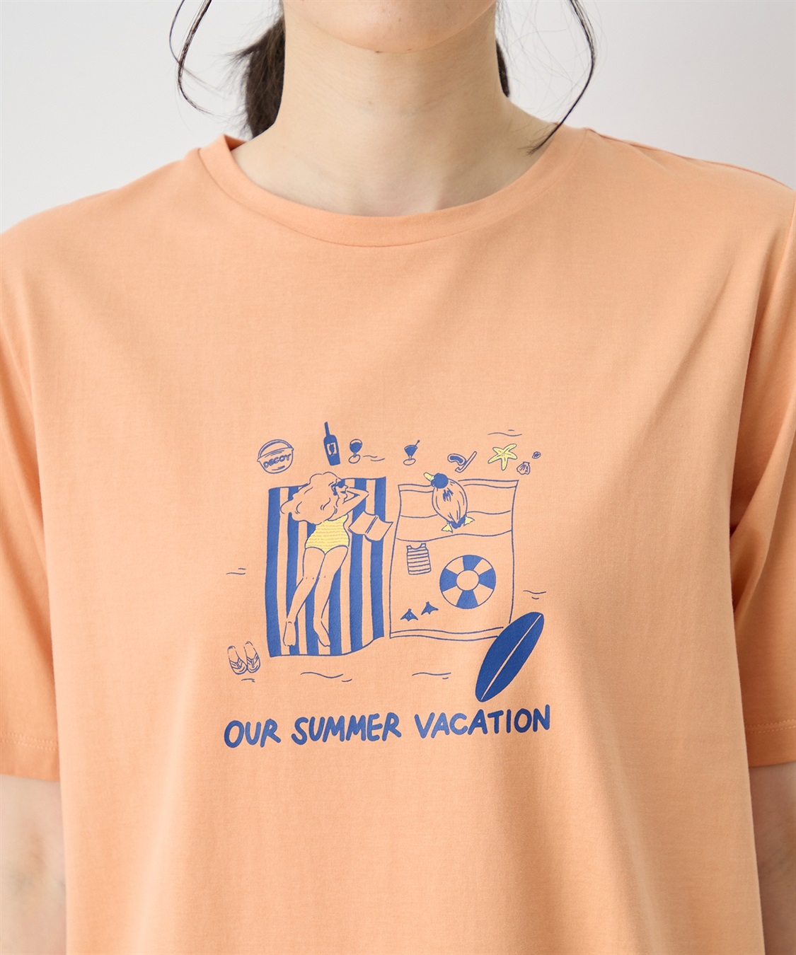 DECOY 【ひやさらコットン トムさんコラボ】コイくんプリントTシャツ【綿100％・接触冷感・UVカット】_sub_20