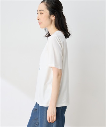 DECOY 【ひやさらコットン トムさんコラボ】コイくんプリントTシャツ【綿100％・接触冷感・UVカット】_subthumb_1