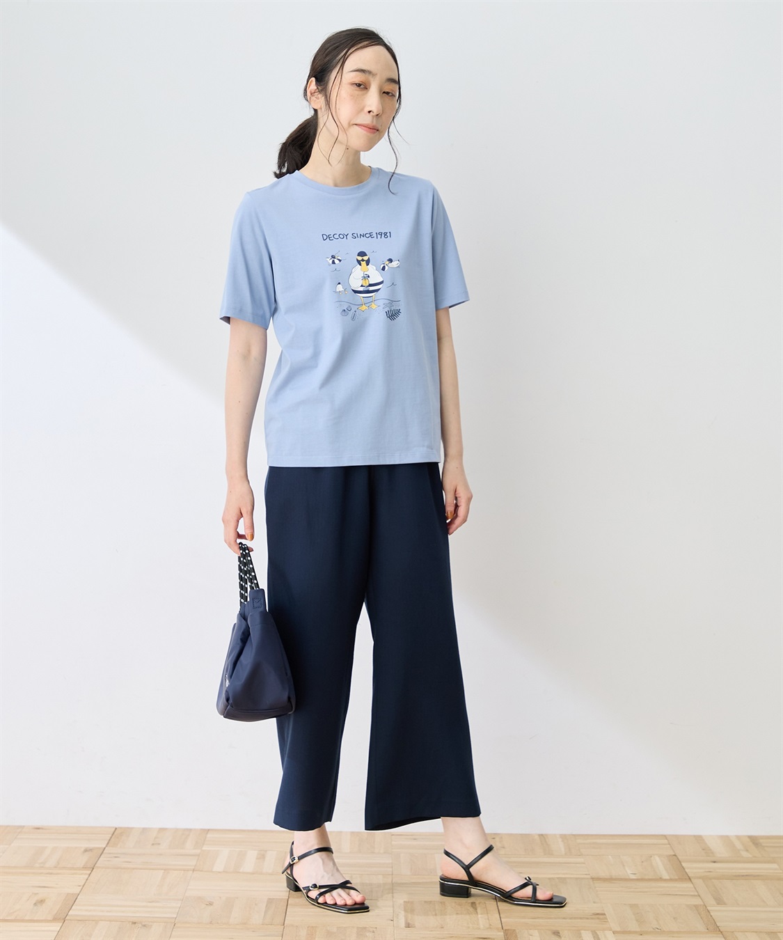 DECOY 【ひやさらコットン トムさんコラボ】コイくんプリントTシャツ【綿100％・接触冷感・UVカット】_sub_8