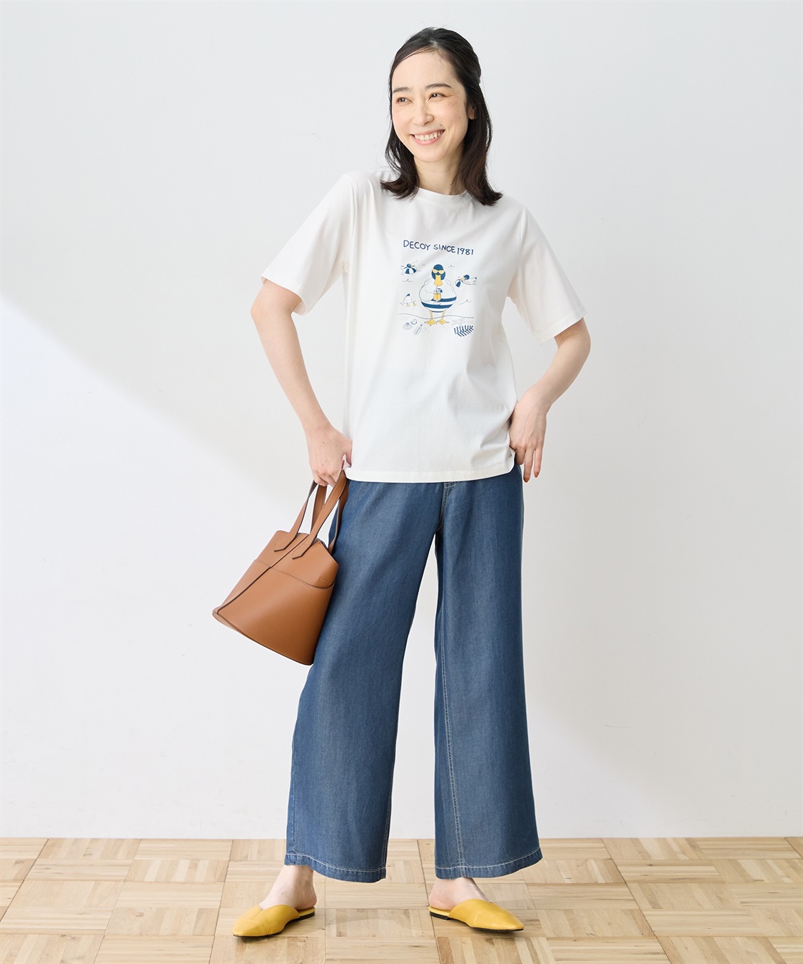 DECOY 【ひやさらコットン トムさんコラボ】コイくんプリントTシャツ【綿100％・接触冷感・UVカット】_sub_9
