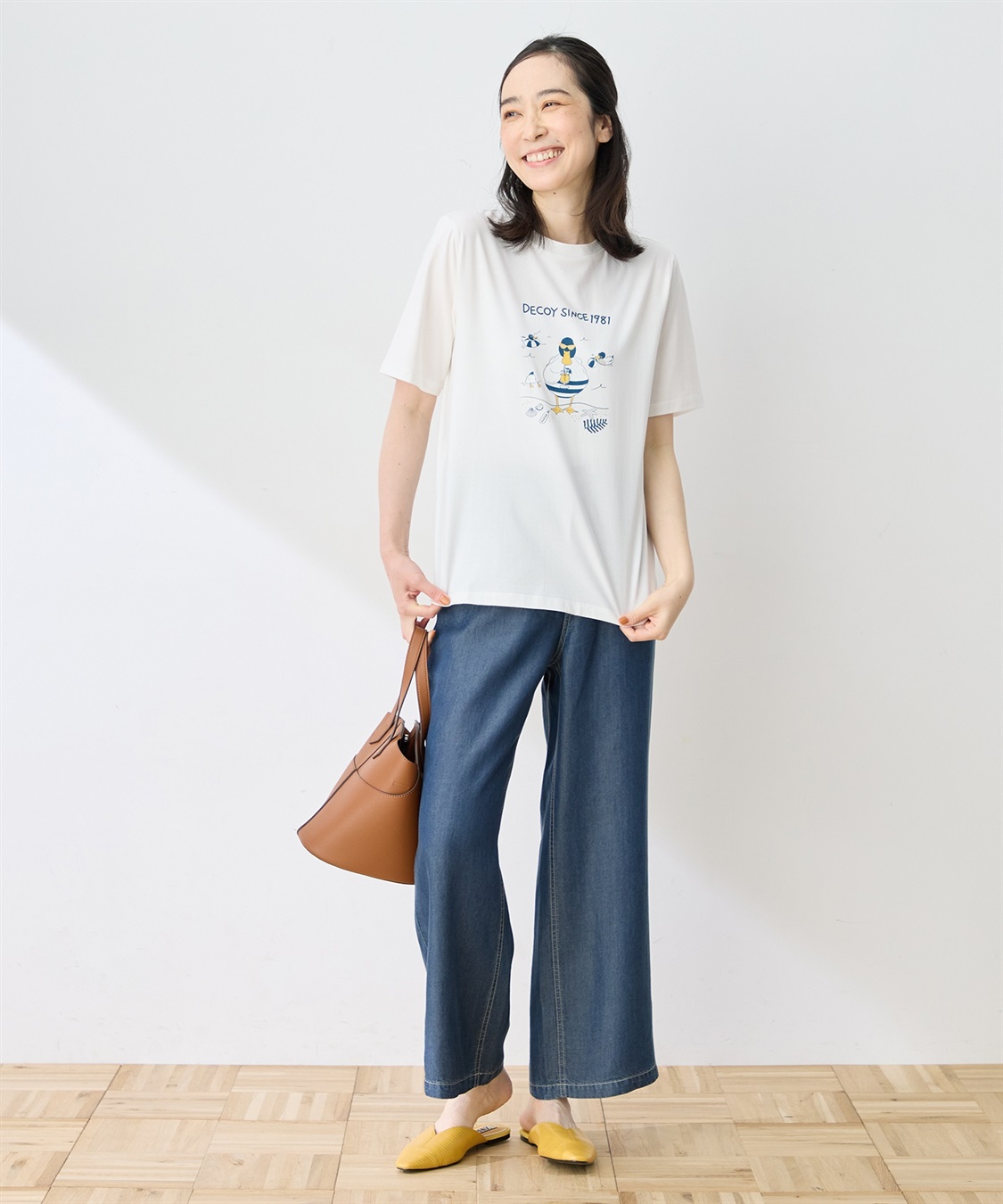 DECOY 【ひやさらコットン トムさんコラボ】コイくんプリントTシャツ【綿100％・接触冷感・UVカット】_sub_12