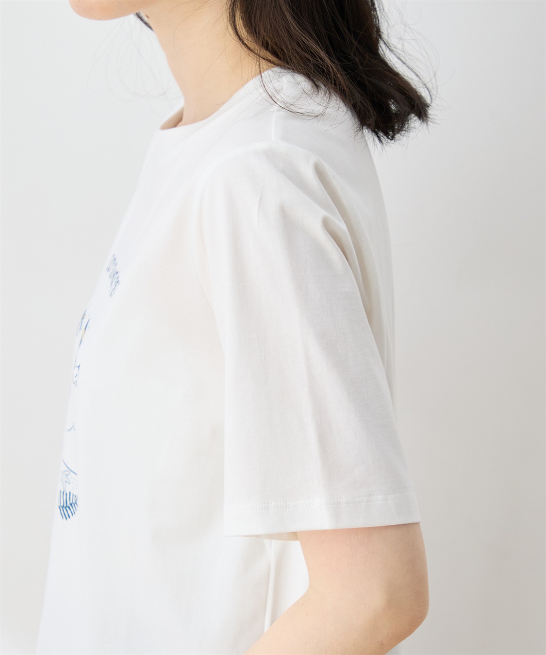 DECOY 【ひやさらコットン トムさんコラボ】コイくんプリントTシャツ【綿100％・接触冷感・UVカット】_sub_14