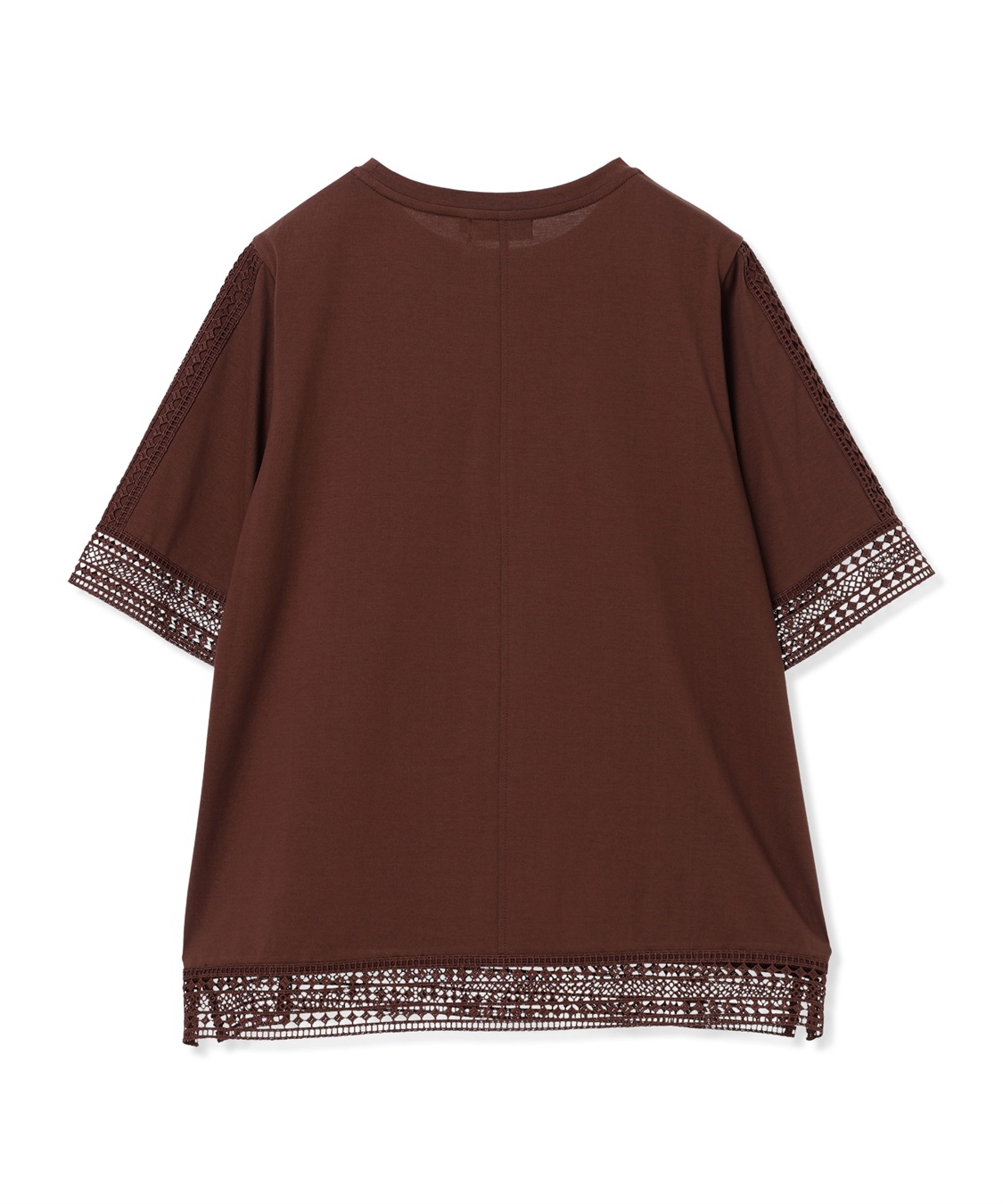 DECOY 【ひやさらコットン】レースドッキングTシャツ【綿100％・接触冷感・UVカット】_sub_21