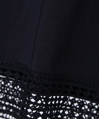 DECOY 【ひやさらコットン】レースドッキングTシャツ【綿100％・接触冷感・UVカット】_subthumb_27