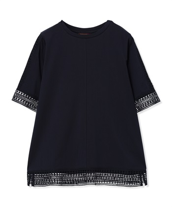 DECOY 【ひやさらコットン】レースドッキングTシャツ【綿100％・接触冷感・UVカット】_subthumb_29