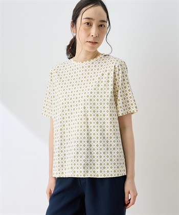 DECOY 【ひやさらコットン】総柄プリントTシャツ【綿100％・接触冷感・UVカット】_subthumb_3