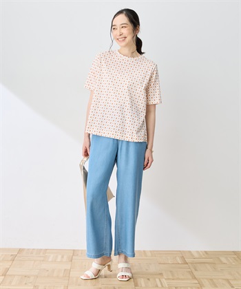 DECOY 【ひやさらコットン】総柄プリントTシャツ【綿100％・接触冷感・UVカット】_subthumb_9