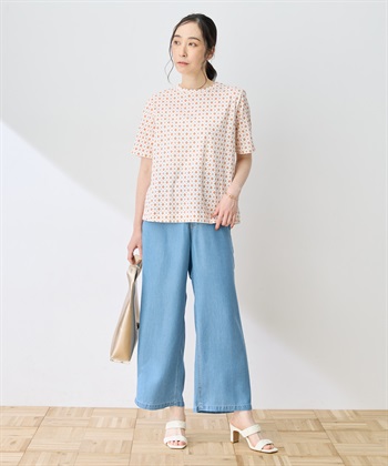 DECOY 【ひやさらコットン】総柄プリントTシャツ【綿100％・接触冷感・UVカット】_subthumb_10