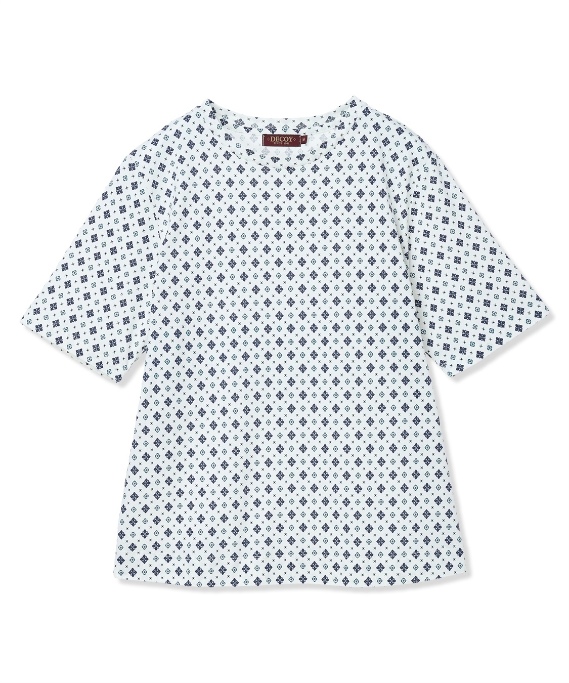 DECOY 【ひやさらコットン】総柄プリントTシャツ【綿100％・接触冷感・UVカット】_sub_23