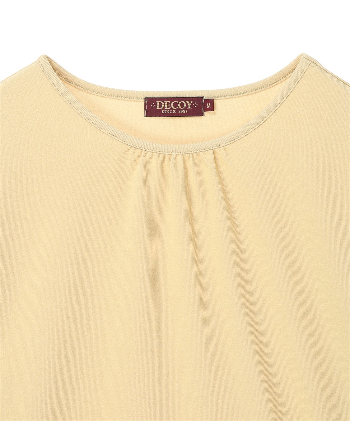 DECOY 【ひやさらコットン】ギャザーネックカットプルオーバー【綿100％・接触冷感・UVカット】_sub_17