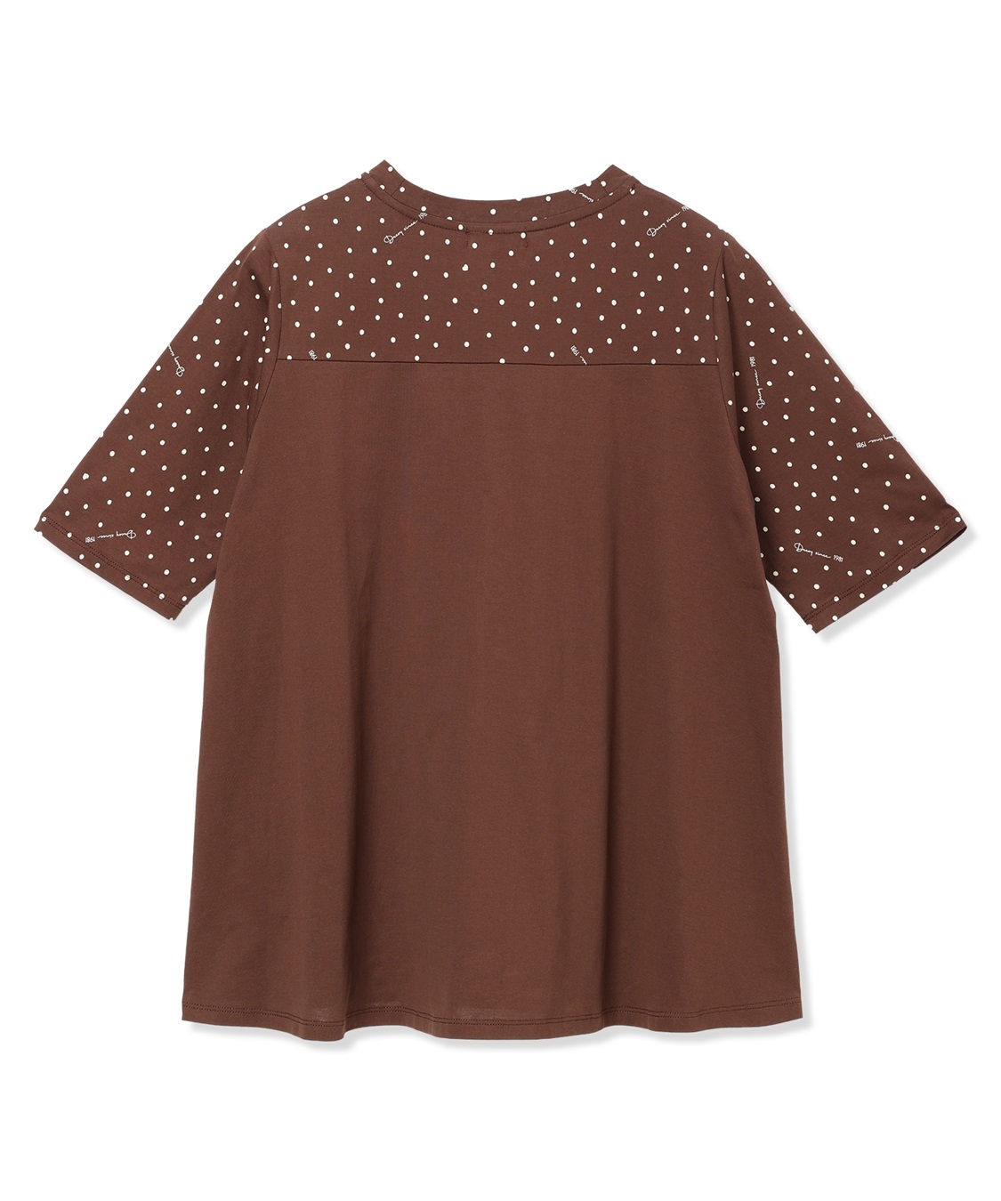 DECOY 【ひやさらコットン】ドットプリント5分袖Tシャツ【綿100％・接触冷感・UVカット】_sub_18