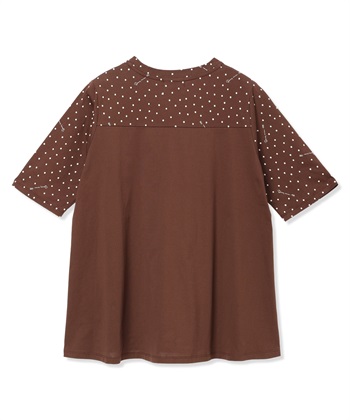 DECOY 【ひやさらコットン】ドットプリント5分袖Tシャツ【綿100％・接触冷感・UVカット】_subthumb_18