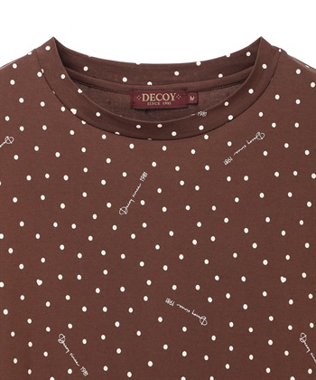 DECOY 【ひやさらコットン】ドットプリント5分袖Tシャツ【綿100％・接触冷感・UVカット】_subthumb_19