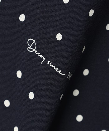 DECOY 【ひやさらコットン】ドットプリント5分袖Tシャツ【綿100％・接触冷感・UVカット】_subthumb_23