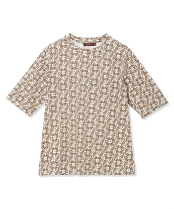 DECOY 【ひやさらコットン】バックタックペイズリープリント5分袖Tシャツ【綿100％・接触冷感・UVカット】_subthumb_15