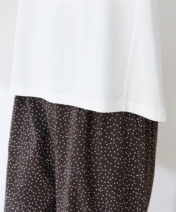 DECOY 【ひやさらコットン】モックネックベジタブルプリント5分袖Tシャツ【綿100％・接触冷感・UVカット】_subthumb_17