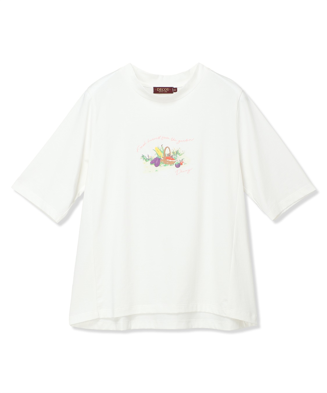 DECOY 【ひやさらコットン】モックネックベジタブルプリント5分袖Tシャツ【綿100％・接触冷感・UVカット】_sub_19